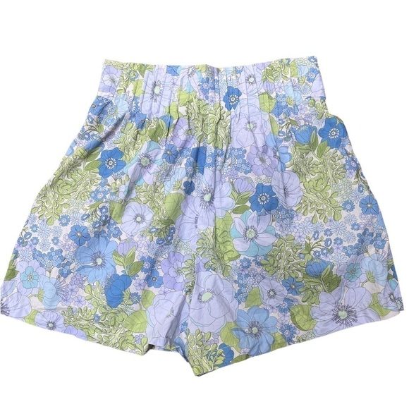 ⚡️Mango floral print high rise cotton shorts - size 2 - Picture 7 of 12